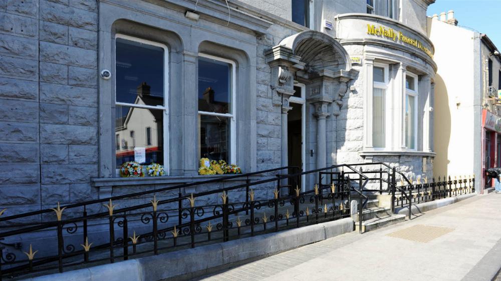 McNally’s funeral home on Drogheda Street, Balbriggan