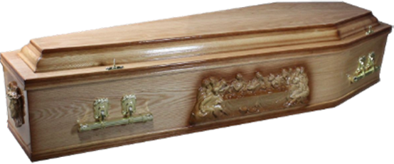 Kinvara Last Supper coffin